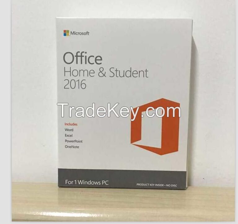 office 2016 home and students key brand new 1PC