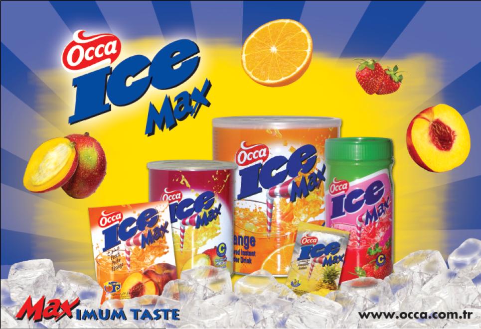 OCCA ICEMAX 45 GR FRUIT FLAVOURED INSTANT POWDER DRINK