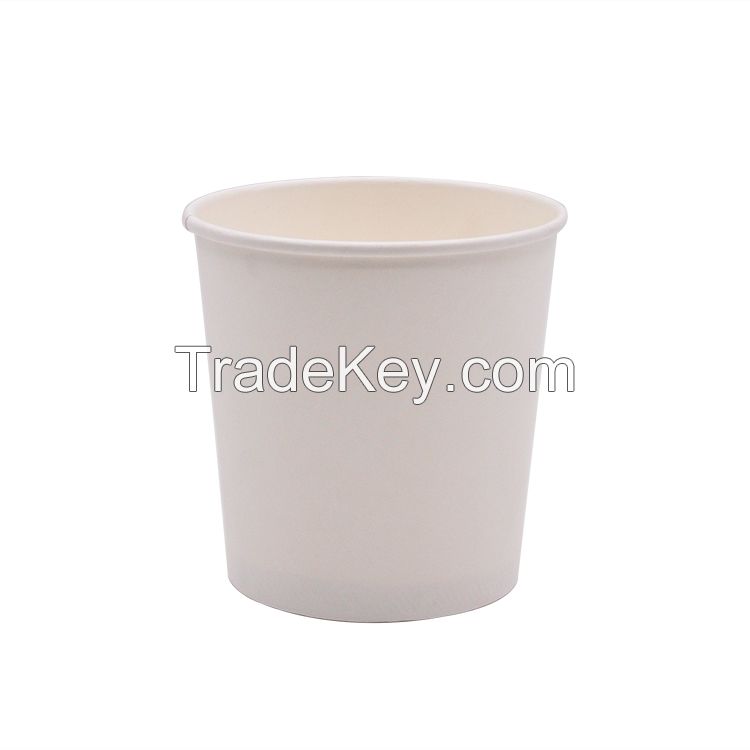 Single Wall Style and cup/bowl, Bowl Type Disposable paper soup container with lids