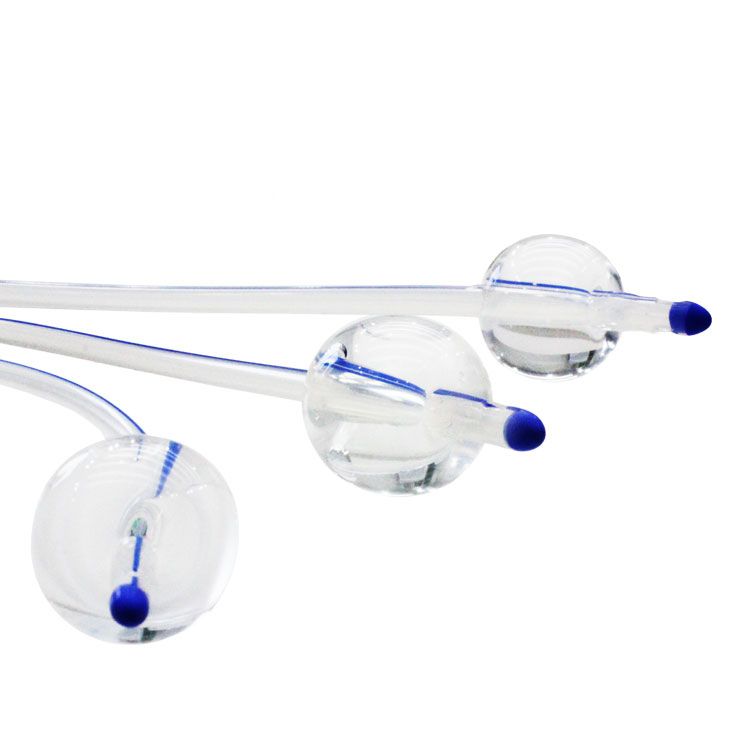 manufacture Foley catheter 100% silicone 2 way ballon urine catheter