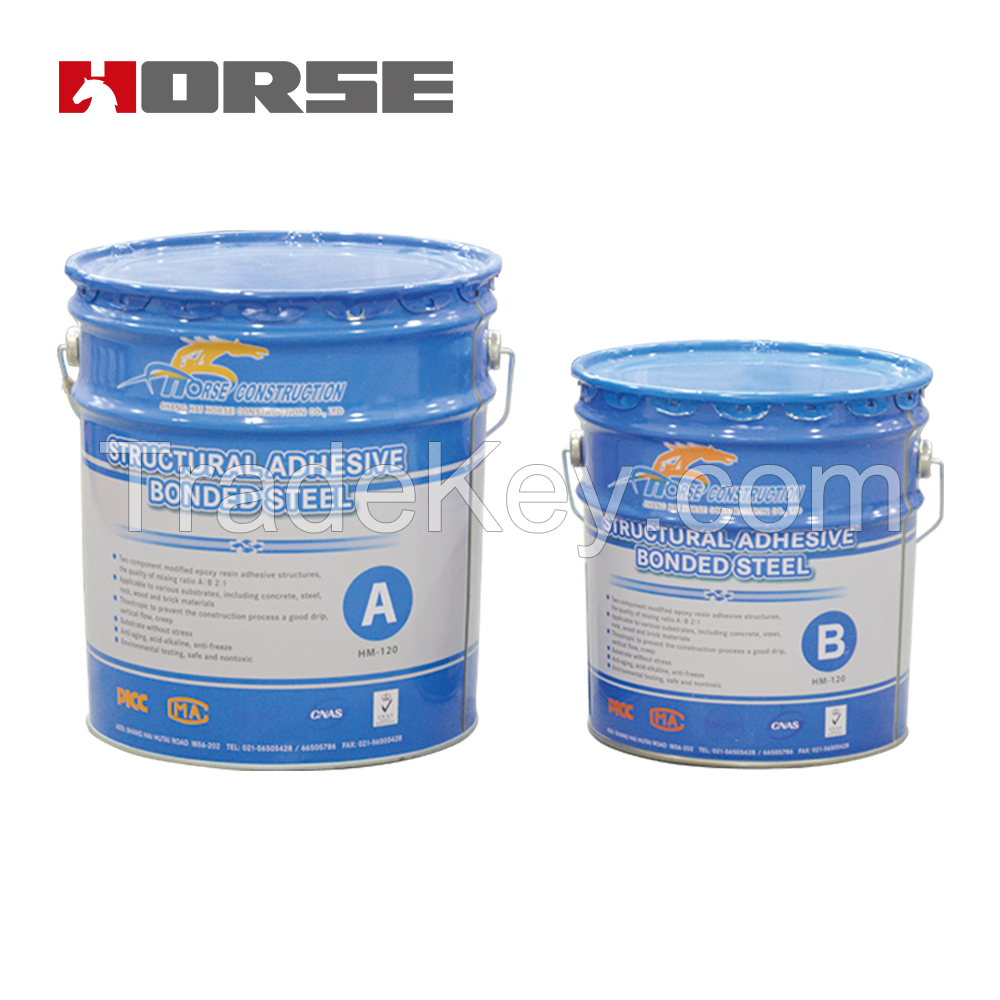 Steel plate bonding adhesive