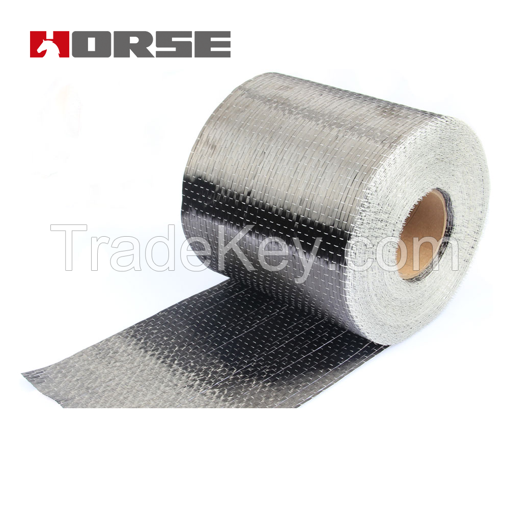 Unidirectional 200g carbon fiber fabric for structural strengthening