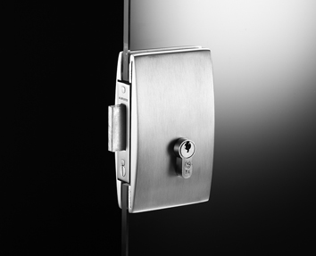 Lock for glass doors