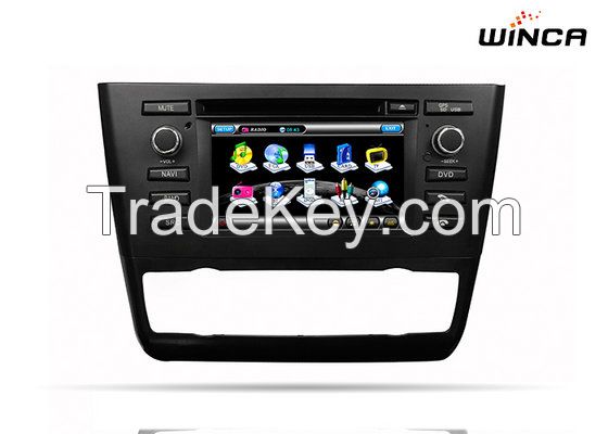 Double Din Car DVD Dash Installation for BMW 1 Series E8X 2004-2012 GPS DVD Player