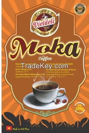 Sell MOKA ROASTED COFFEE BEANS - Viet Deli Coffee Co., Ltd