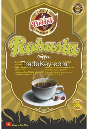 Sell ROBUSTA ROASTED COFFEE BEANS - Viet Deli Coffee Co., Ltd