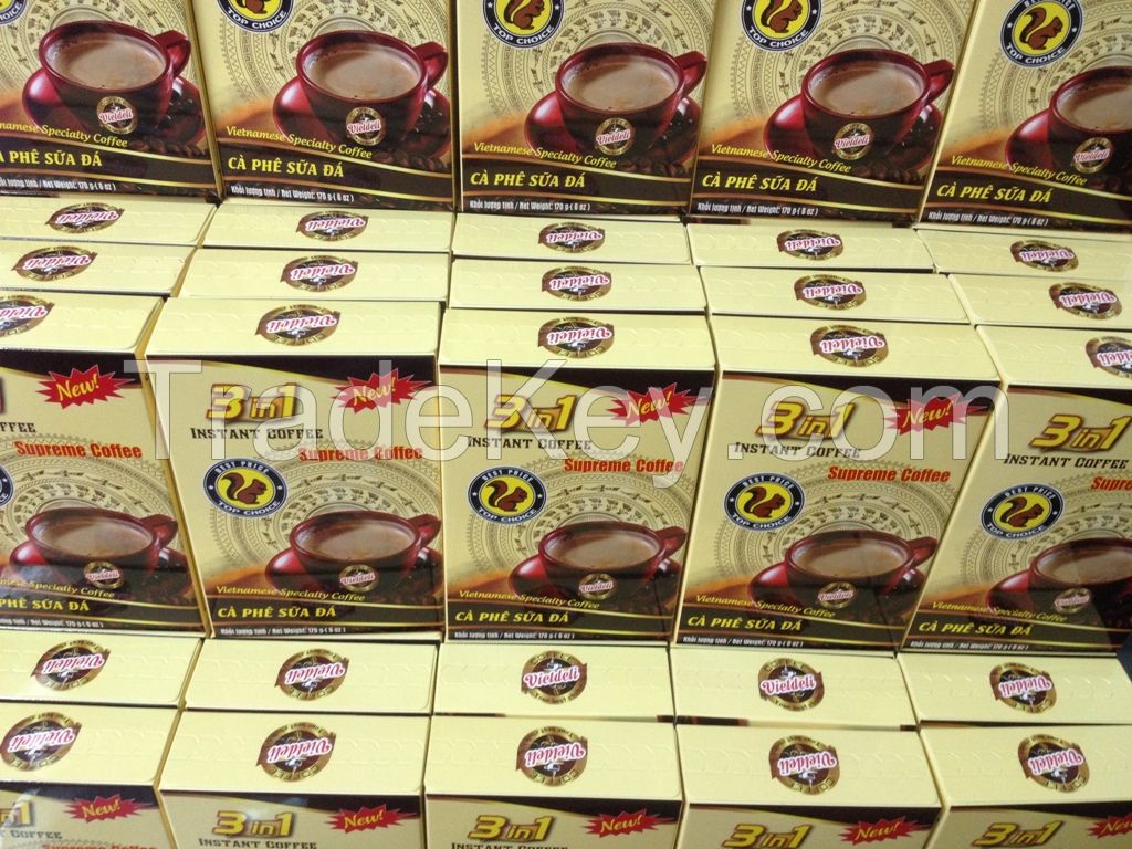 Sell INSTANT COFFEE 3 in 1 - 17g/stick - Viet Deli Coffee Co., Ltd