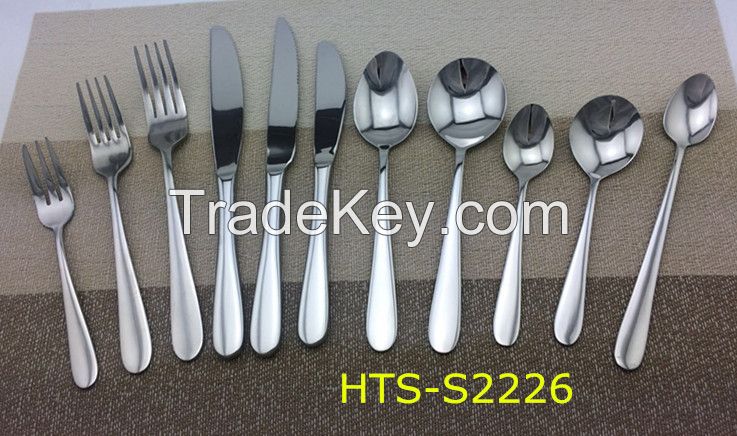 table knife, table fork, table spoon, teaspoon, cake fork