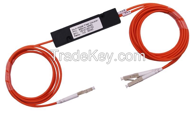 1x2 LC/UPC Multi-mode Fiber optic coupler