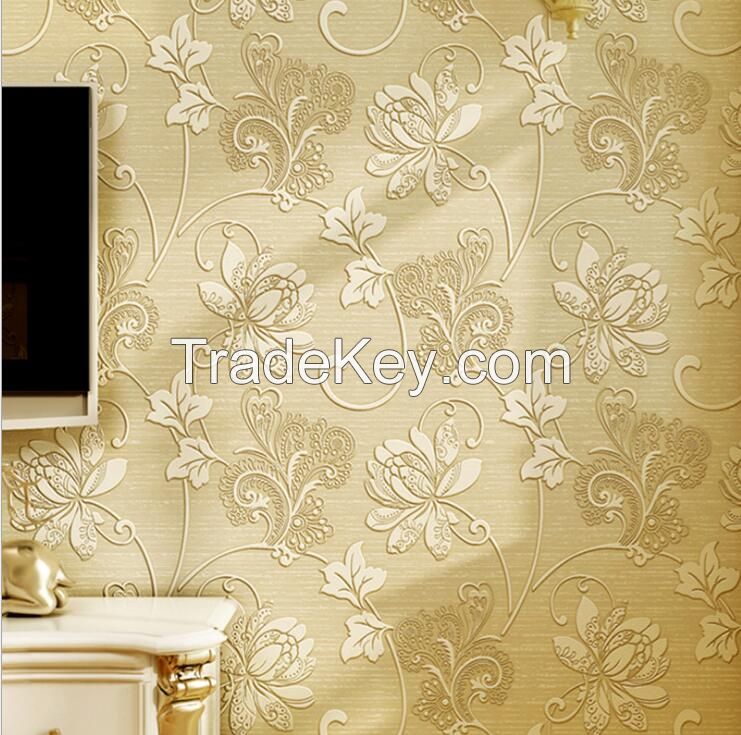 High Quality Self-Adhesive 3D Wallpaper Wall Paper for Home Decoration