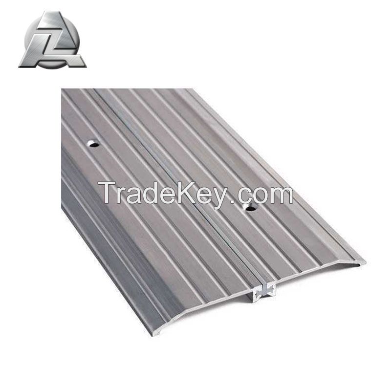 6063 t5 silver anodized aluminum alloy threshold profiles supplier from China
