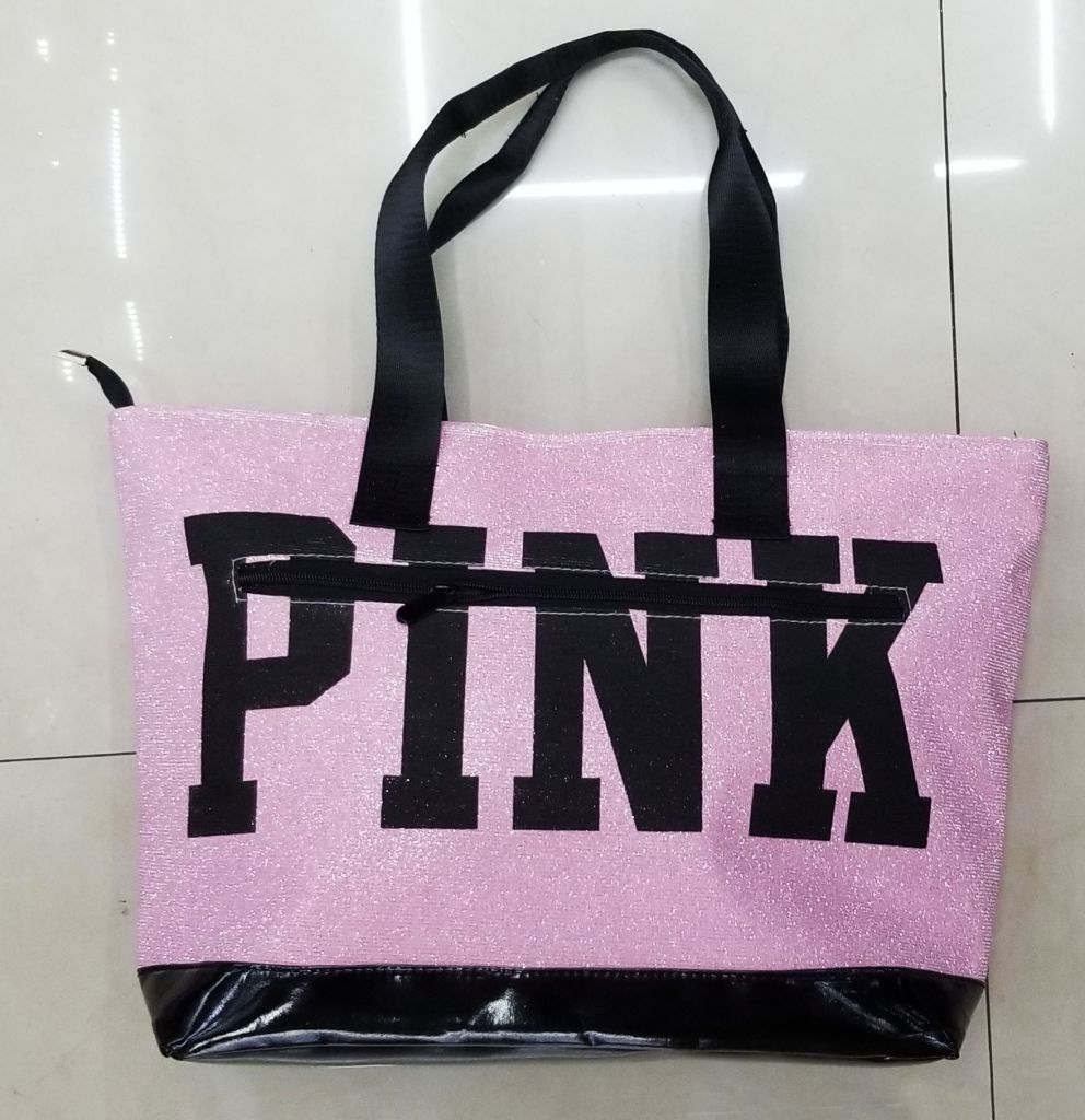 new design shopping bag|PU hand bag|pinkbag