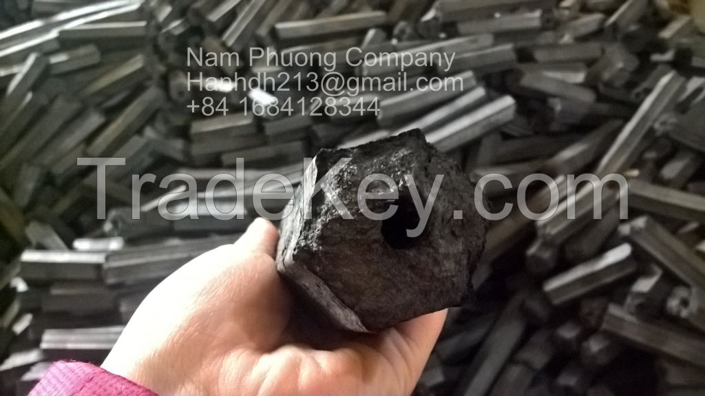 Hardwood Sawdust Charcoal Briquette from Vietnam