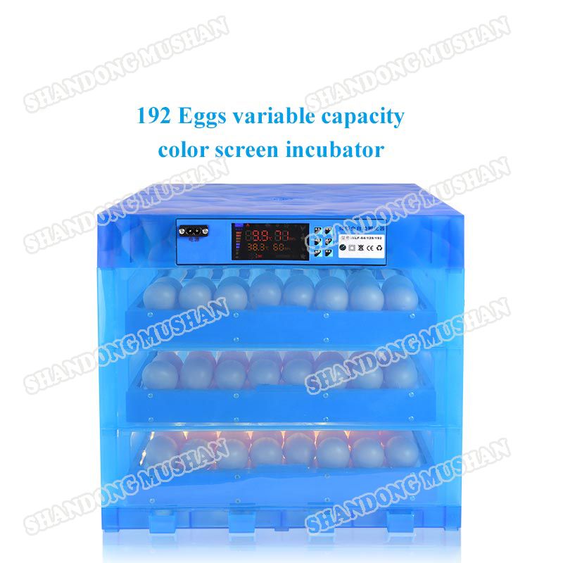 192 eggs variable capacity colorful screen automatic incubator