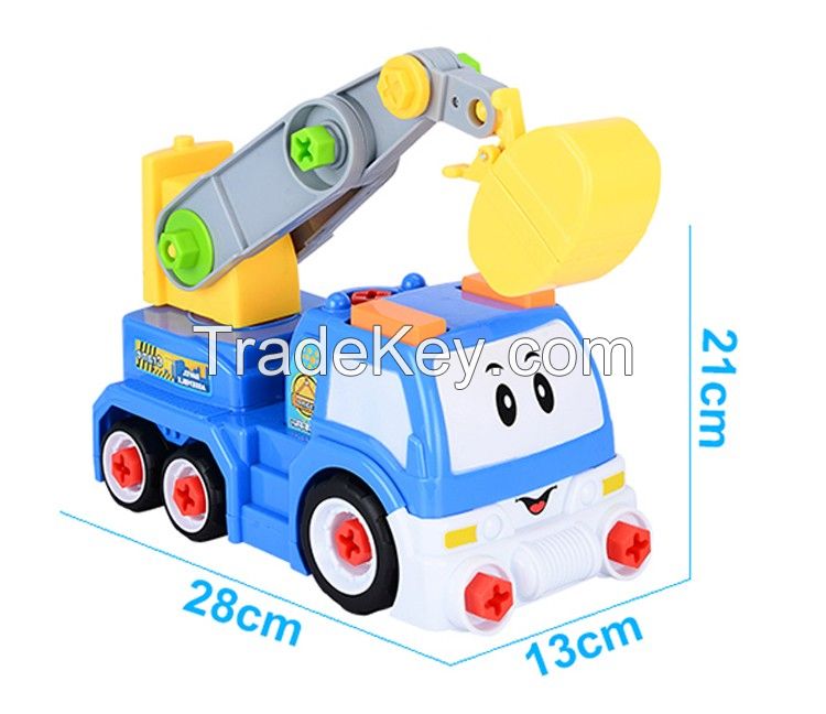 Take a part vehicle DIY cartoon truck assemble toy