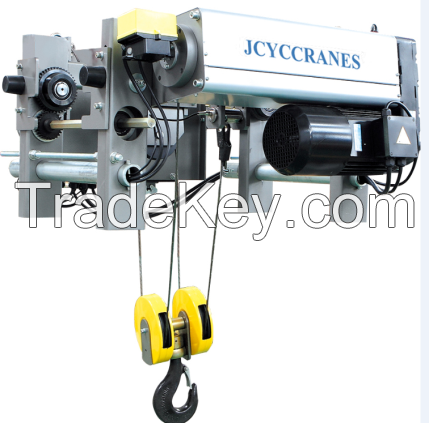 2 ton , 10 ton , 20 ton , Low Headroom / Low Clearance Electric Wire Rope Hoist