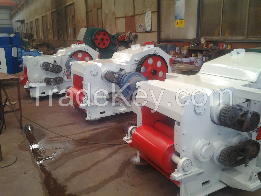 Forest Processing Machine Biomass Drum Woods Chipper Shredder