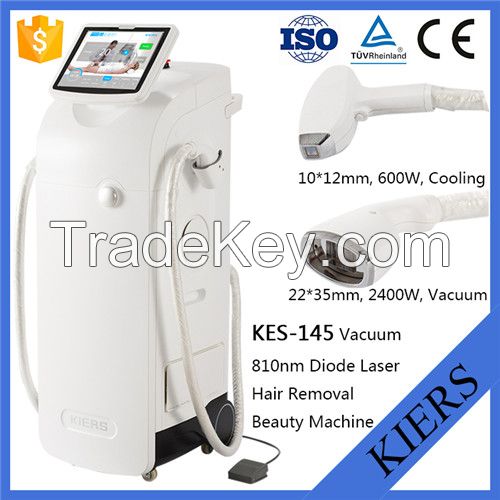 High power big spot vacuum diode laser hair removal machine