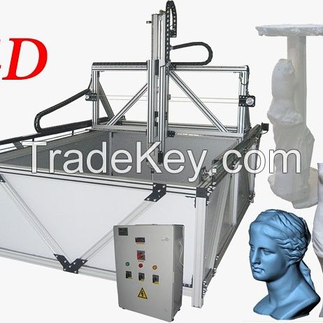 4D CNC Styrofoam Milling Router for Construction & Decoration - ,Expanded polystyrene,Foam