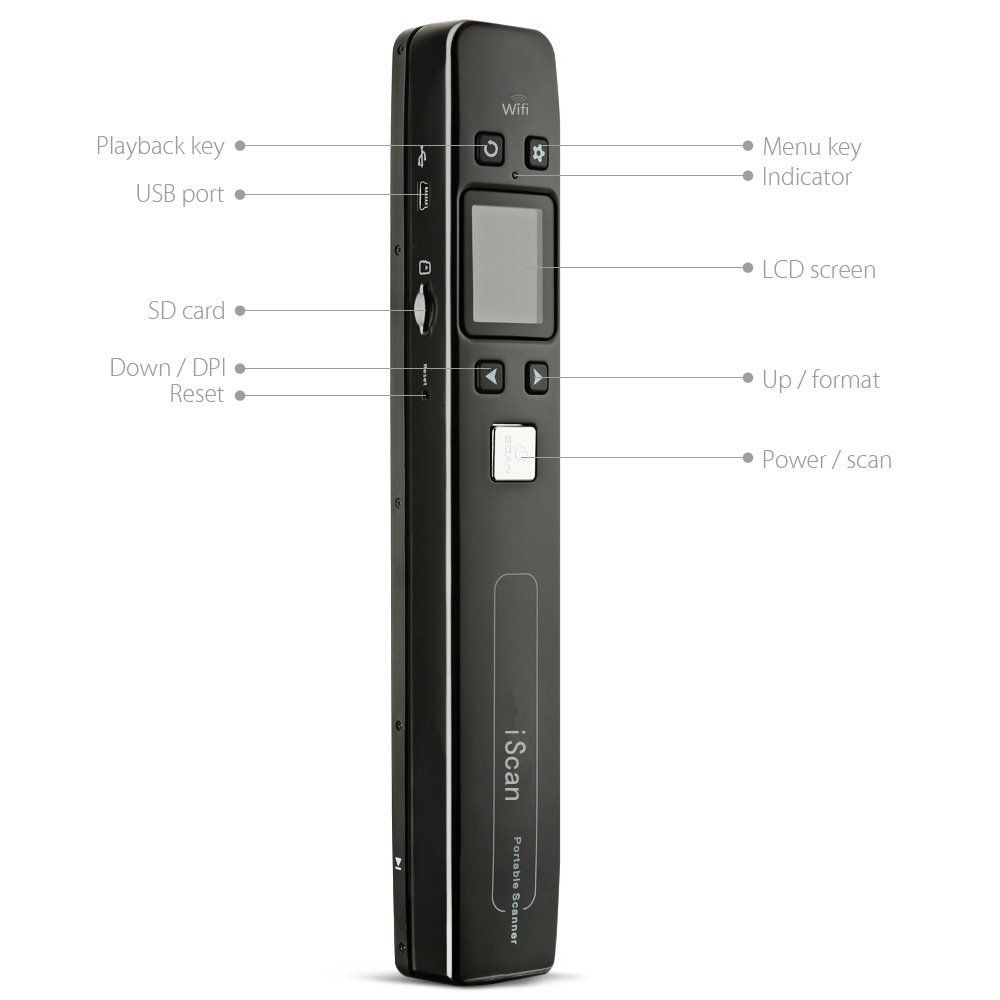 USB Portable Scanner Scan Photo Scan Image Scan name card scanner wifi supported