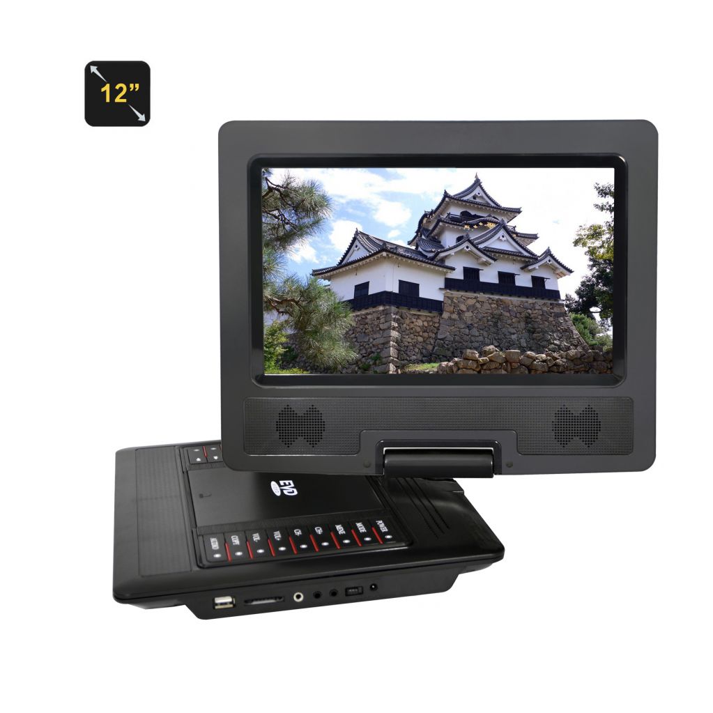 12 INCH HD Digital TFT 270          Swivel Screen Built-In Rechargeable Battery