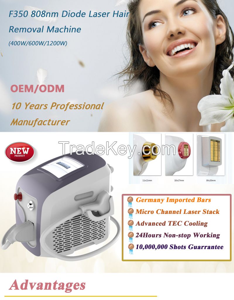 Ce Approved 808nm Hair Removal Skin Rejuvenation Equipment