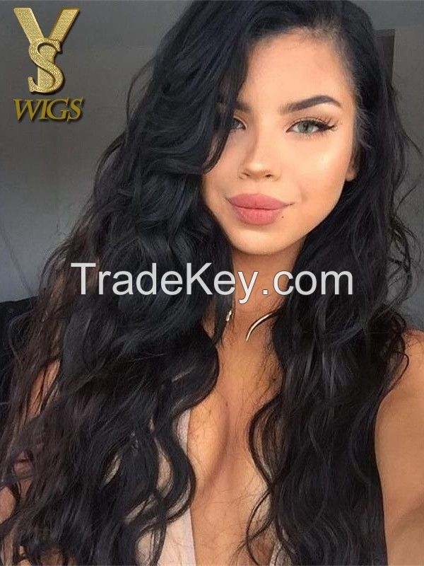 YSwigs Glueless Body Wave Lace Front Wigs With Baby Hair