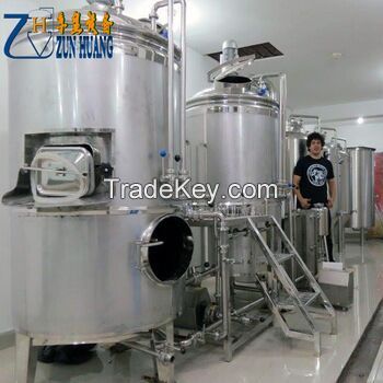 2000L stainless steel beer equipment brewery equipment