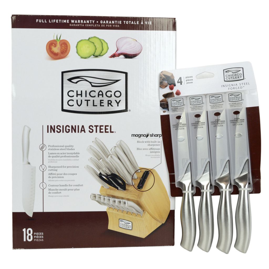 Chicago Cutlery 18pc Insignia Knife Set and One Insignia 4pc Knife Set