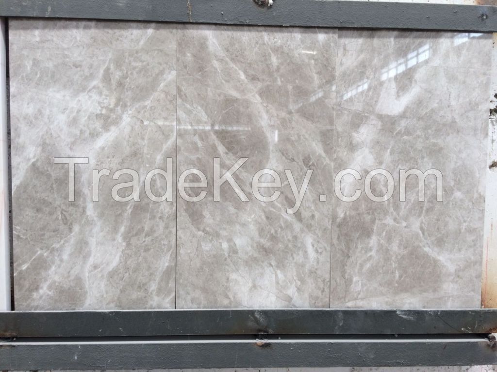 silver grey marble