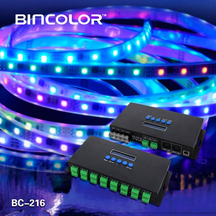 Bincolor Ethernet-SPI/DMX Pixel Light Controller