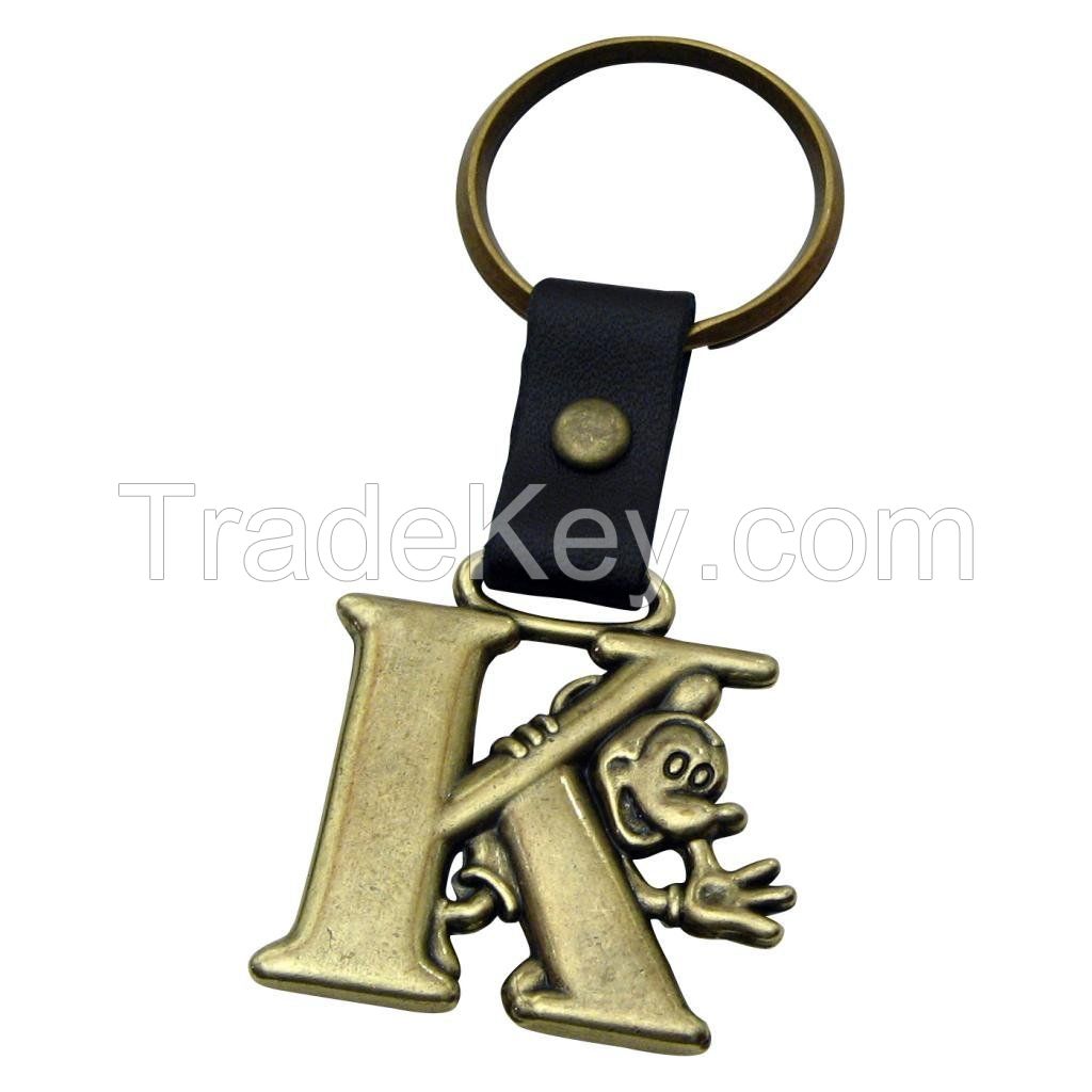 Personal fashion metal souvenir key chain with custom design