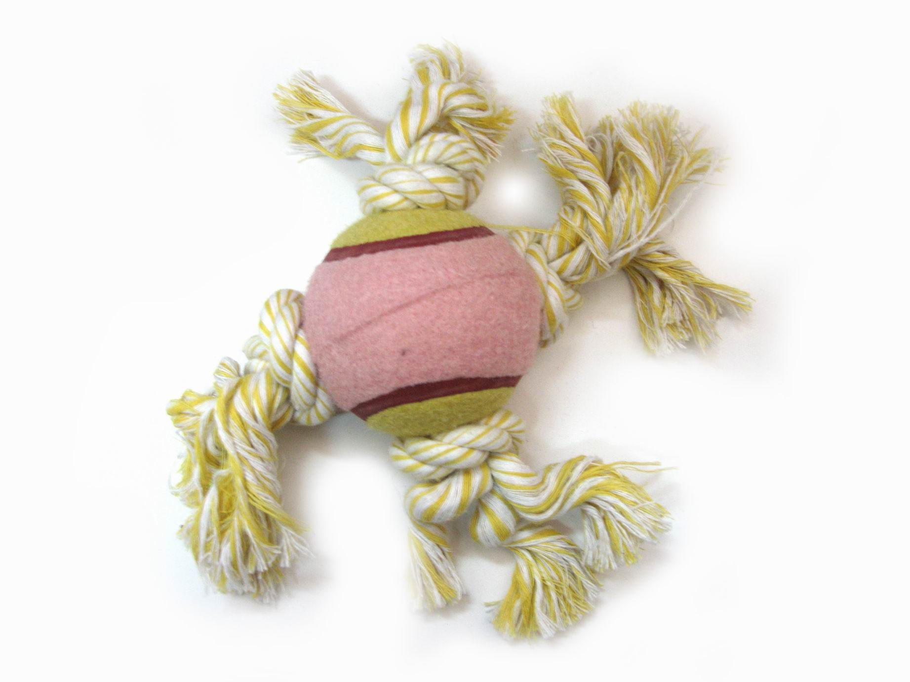 dog rope toys with ball-1