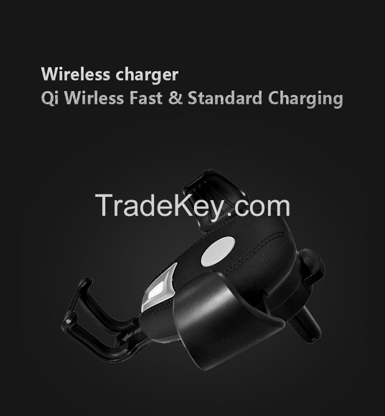 New wireless fast charger car holder Auto Phone Grippe