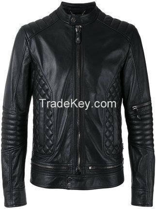 Panel biker jacket