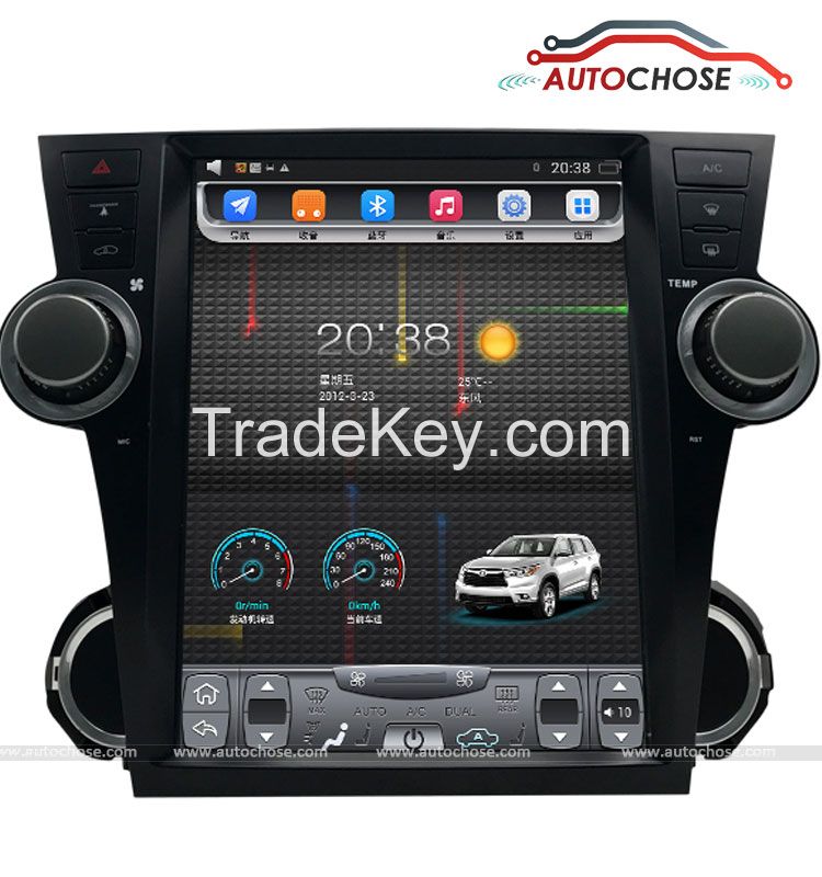 AutoChose Large Touch Screen for Toyota Highlander  Android Car Big Touchscreen 