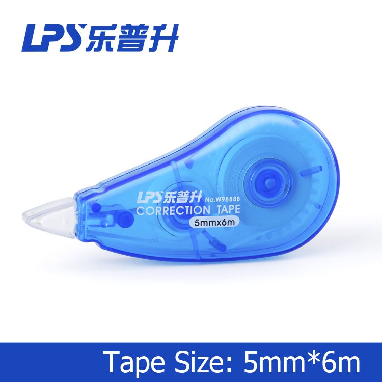 Correction Tape School Student Stationery Error Revision Blue Color Correction Tape 6M