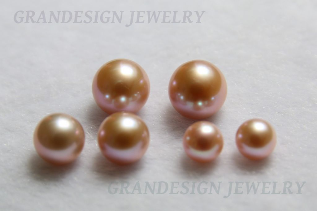 Half-Drilled Freshwater Pearls - Round -01