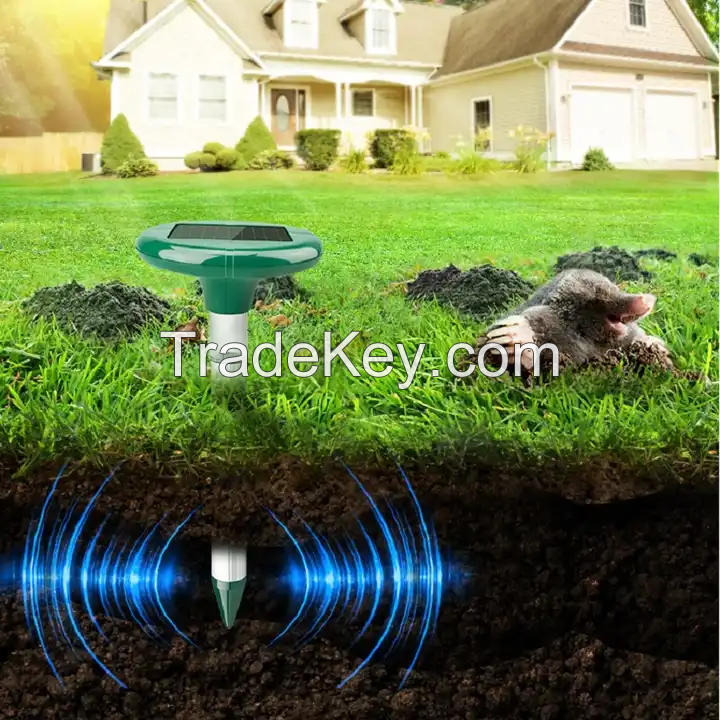 Hot Sale Sonic Repellent Solar Mouse Repeller, Squirrels Snake Repellent For Home Garden Use An--a316