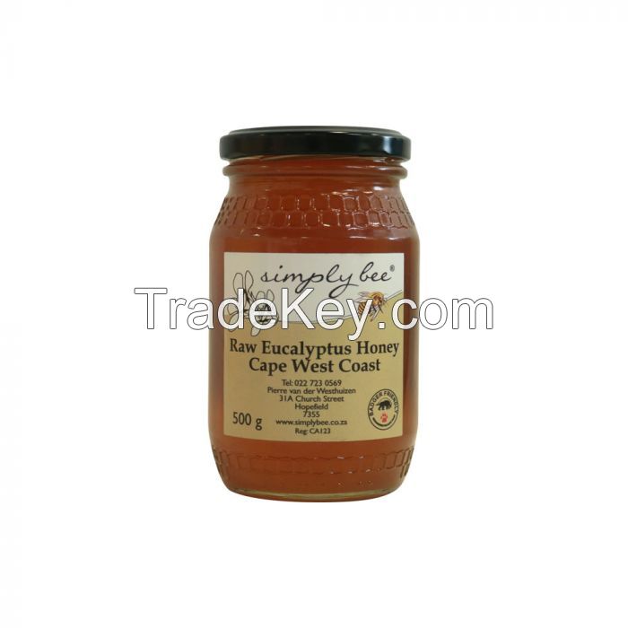 Simply Bee Raw Eucalyptus Honey Cape West Coast 500g