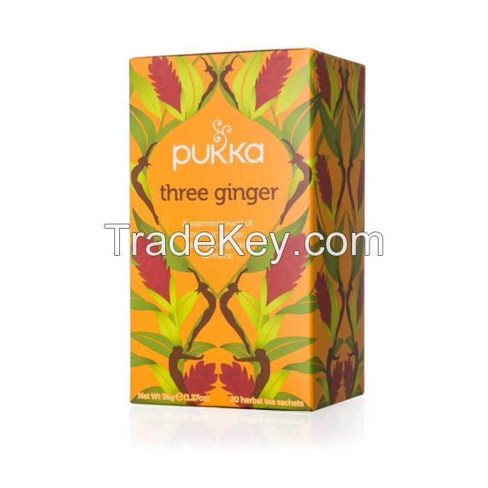 Pukka Organic Three Ginger Tea 20s