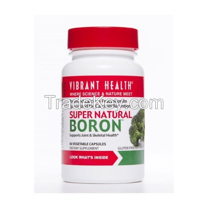 Vibrant Health Super Natural Boron 60s