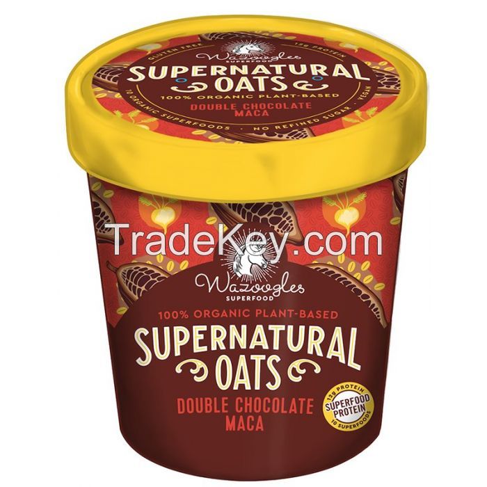 Organic Supernatural Oat Pot - Double Chocolate Maca 95g