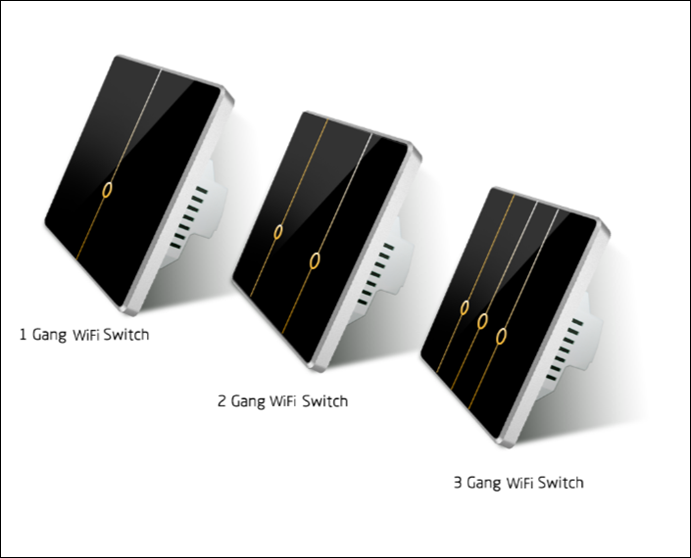 WiFi Light Switch (S-1GANG/2GANG/3GANG)