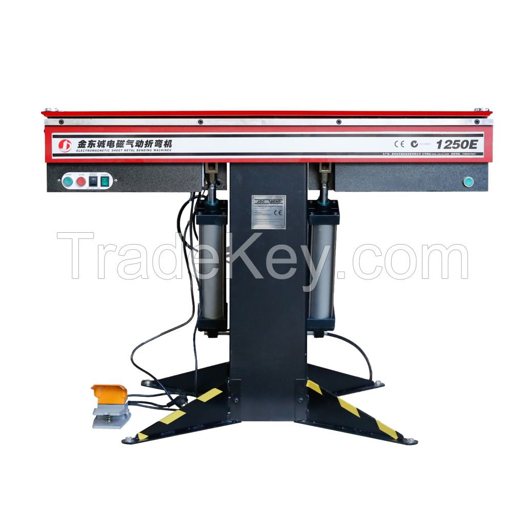 China Manual or pneumatic magnetic sheet metal box and pan Manufacturer and  Supplier
