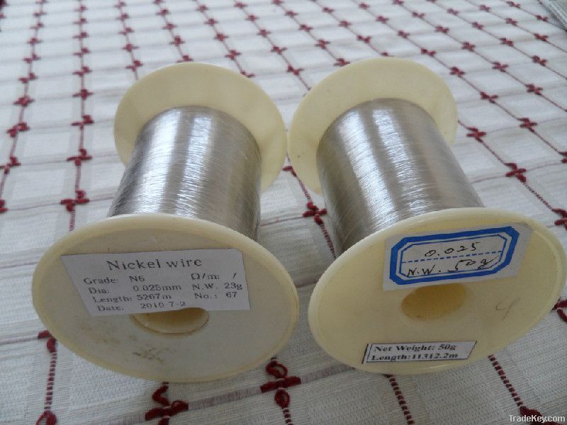 Pure Nickel Wire  0.025 mm