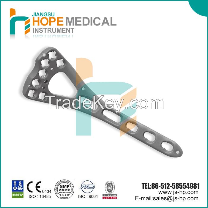 Variable angle double-column distal radius locking plate- orthopedic implant