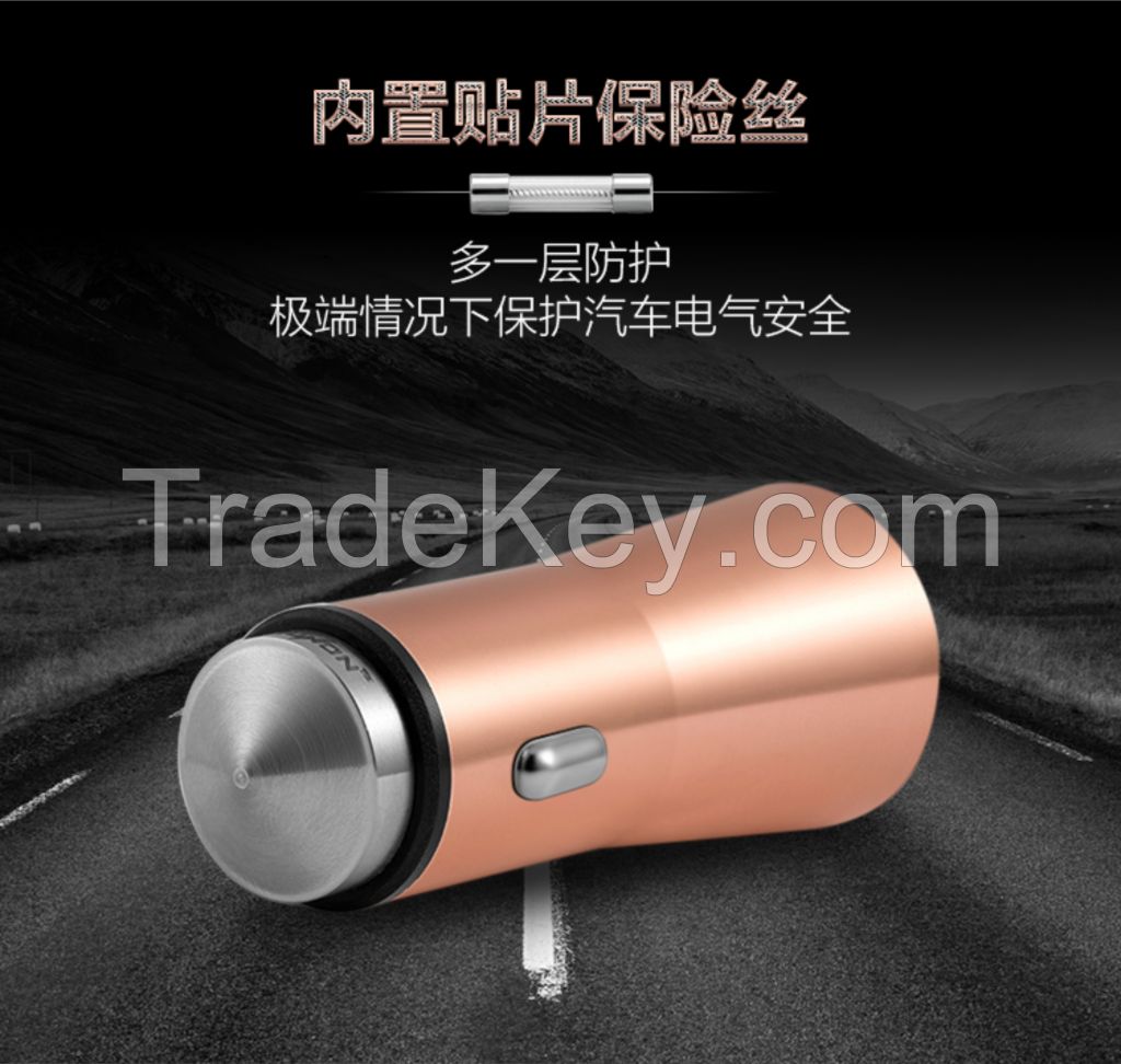 Quick charge mobile phone and dual USB car charger for sale 