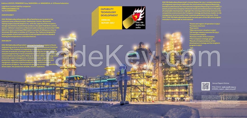 OJSC RN-Nakhodkanefteprodukt Refinery offers oil and gas onshore and offshore storage and sales, TTO and Transhippment..........We have available already loaded Jp54   850,000 barrels in Rotterdam awaiting potential buyer and all kinds of petroleum produc