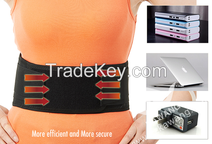 Health Care Far Infrared Heating Belt Electric Battery Heated Waist Belt